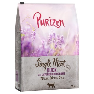 Purizon Single Meat Ente mit Lavendelblüten zum Sonderpreis - 2,5 kg