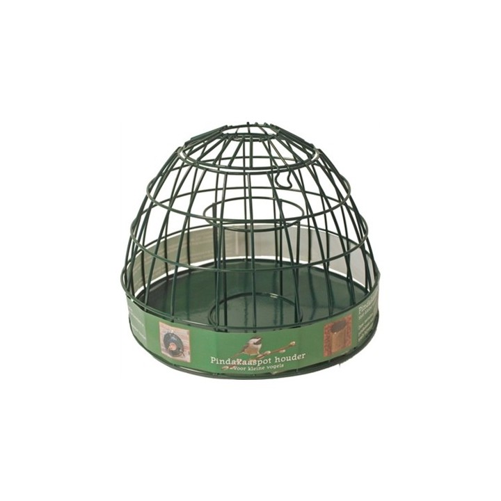 Erdnussbutter-Glashalter für kleine Vögel