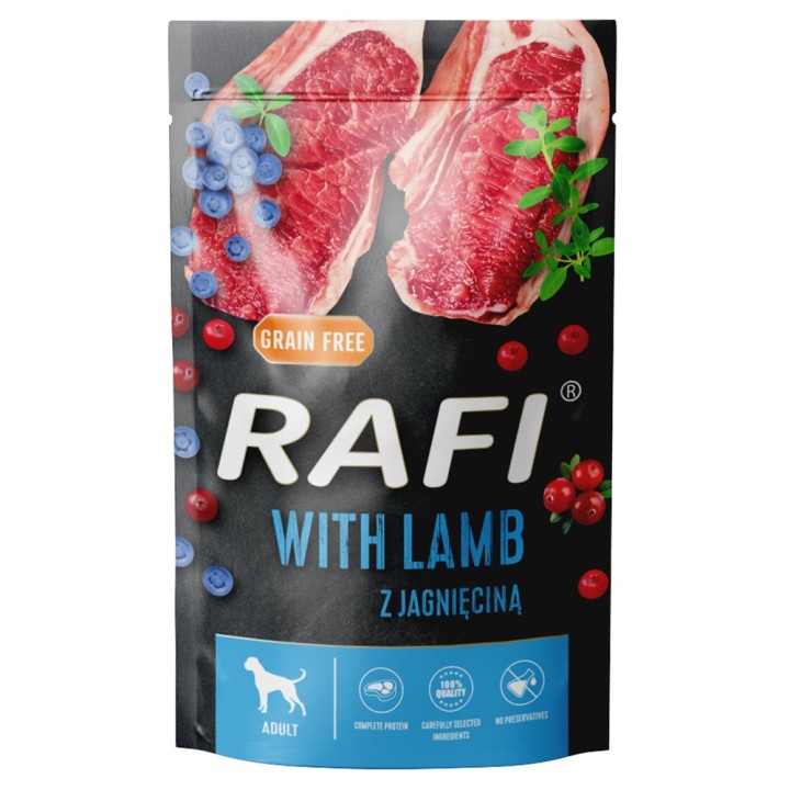 Rafi Dog 10 x 500 g - Lamm