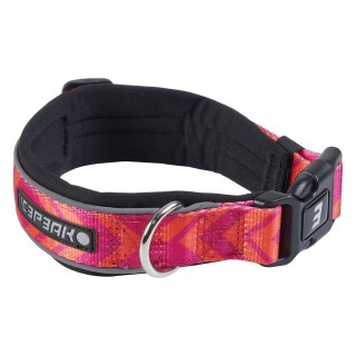 Icepeak Pet®Live Soft Halsband, cranberry - Größe M: 40 - 50 cm Halsumfang, 25 mm breit
