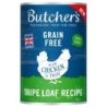 Sparpaket Butcher's Original Getreidefrei für Hunde 24 x 400 g - mit Huhn & Pansen Pastete
