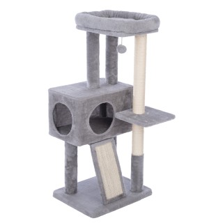 zooplus Basics Kratzbaum medium - grau