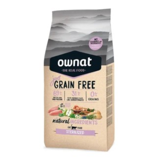 Ownat Cat Just Grain Free Sterilised Huhn - 8 kg