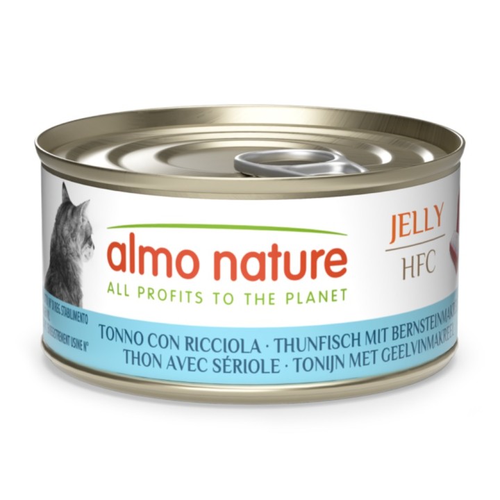 Almo Nature HFC Jelly 6 x 70 g - Thunfisch mit Bernsteinmakrele