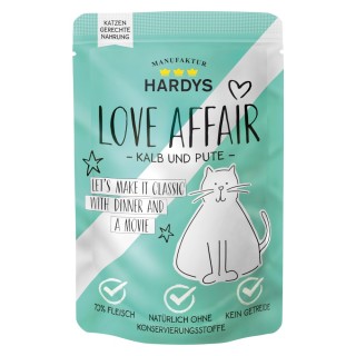 Hardys LOVE AFFAIR 12 x 100 g - Kalb & Pute