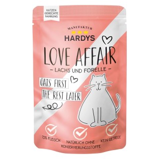 Hardys LOVE AFFAIR 12 x 100 g - Lachs & Forelle