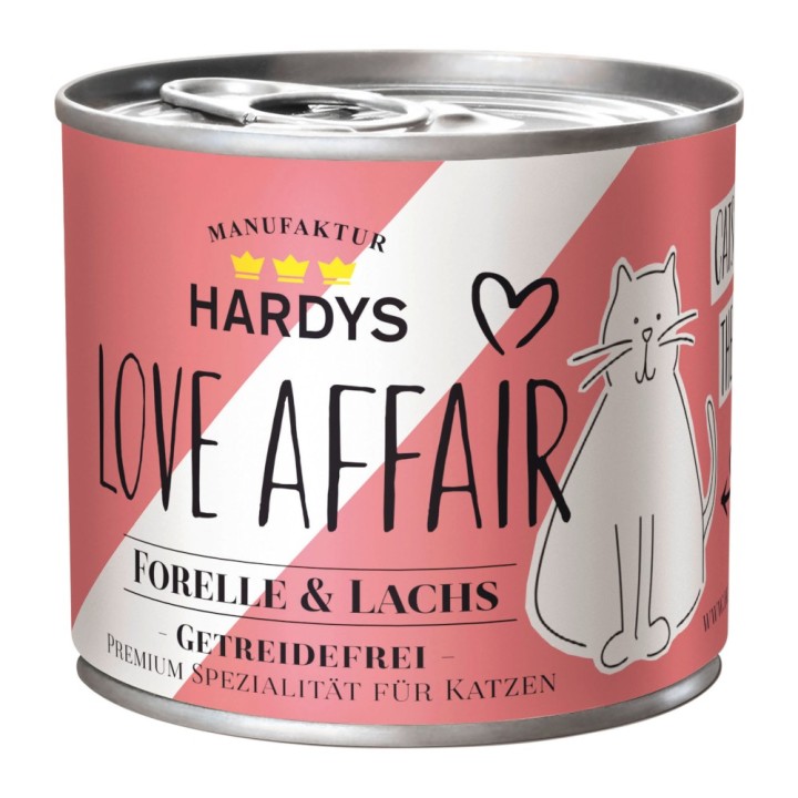 Hardys LOVE AFFAIR 6 x 200 g / 185 g - Lachs & Forelle (6 x 185 g)