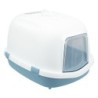 Trixie Katzentoilette Primo XXL Top mit Haube -  blau/weiß