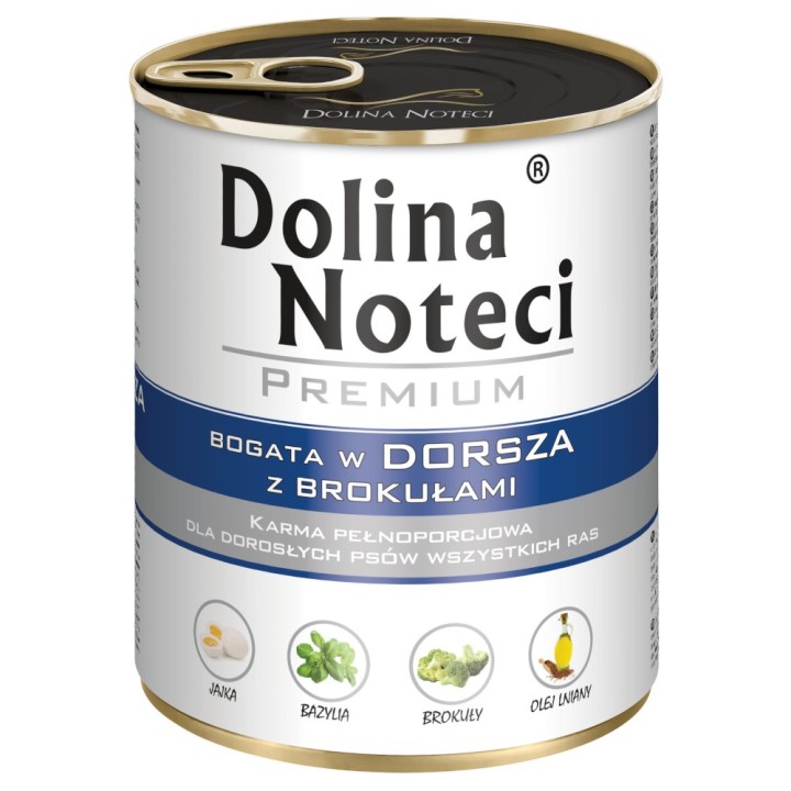 Sparpaket Dolina Noteci Premium 24 x 800 g - Kabeljau mit Brokkoli