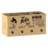 Jumbopack Felix "So gut wie es aussieht" Gelee 120 x 85 g - Doppelt lecker (Rind & Geflügel, Truthahn & Leber, Huhn & Niere,