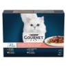 Multipack - Gourmet Perle 8 x 85 g - Rind, Huhn, Kaninchen & Lachs