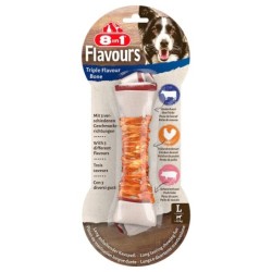 3 + 1 gratis! 4 x 8in1 Triple Flavour - 4 x 85 g Kauknochen L