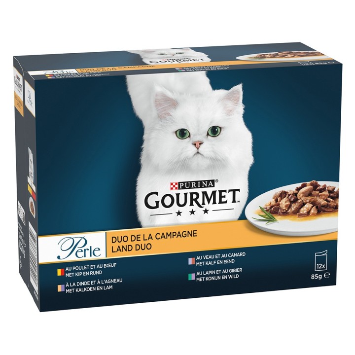 Gourmet Perle Gemischte Auswahl 12 x 85 g - Duo vom Land