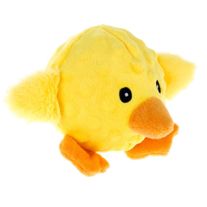 TIAKI Gummiball Hühnchen für Hunde - L 18 x B 17 x H 11,5 cm