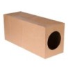 zooplus basics Papiertunnel für Katzen - B 27 x H 22 x L 65 cm