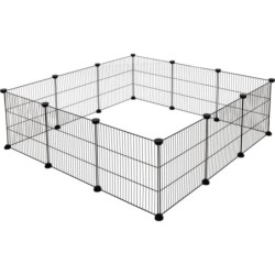 Kerbl Pet Freigehege - 12 Gitterelemente á B 35 x H 35 cm