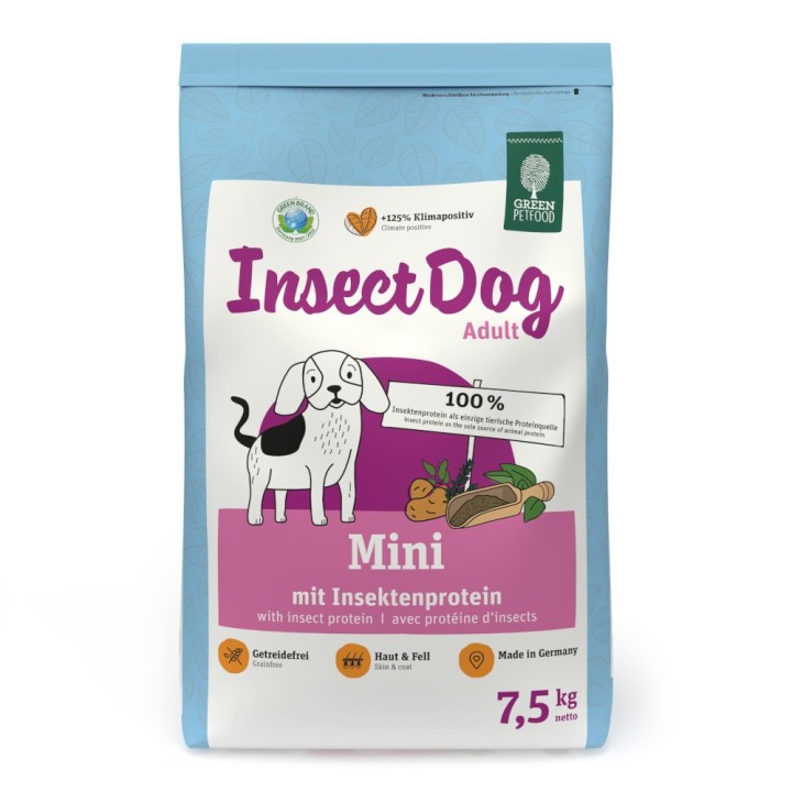 Green Petfood InsectDog Mini - 7,5 kg