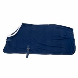 Nomad Tales Abschwitzdecke Fleece mit Bauchgurt, marineblau - 125 cm Rückenlänge