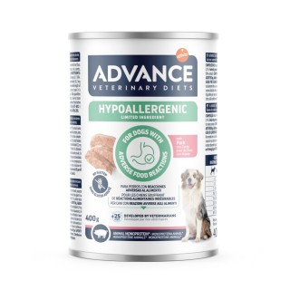 5 + 1 gratis! 6 x 400 g Advance Veterinary Diets Hypoallergenic - Schwein