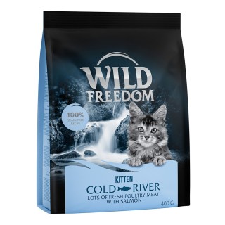 Wild Freedom Kitten - getreidefreie Rezeptur - zum Sonderpreis! Wild Freedom Trockenfutter Kitten "Cold River" Lachs - 3 x 40