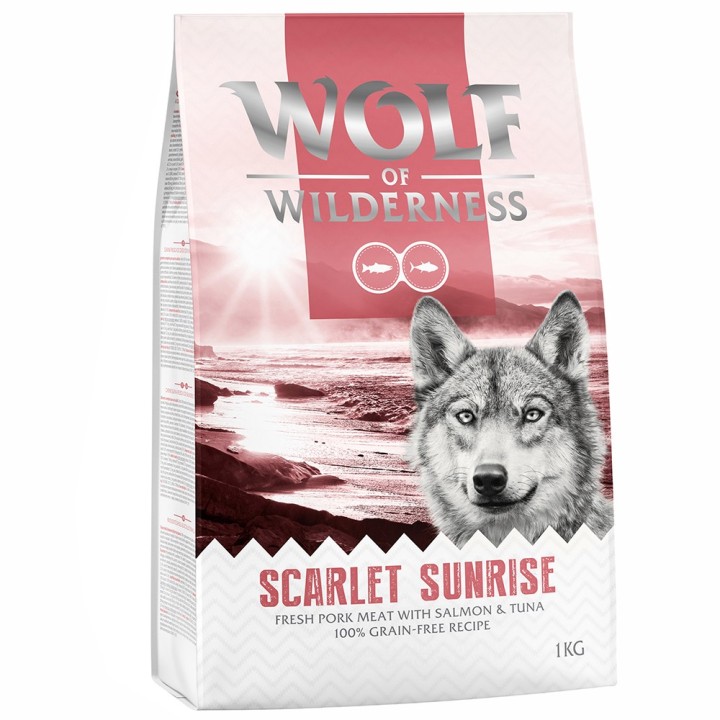 Wolf of Wilderness "Scarlet Sunrise" Lachs & Thunfisch - getreidefrei - 1 kg