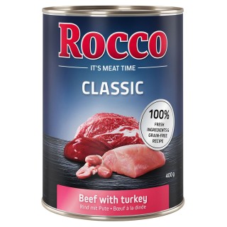 Top-Angebot Rocco Classic 24 x 400 g - Rind mit Pute