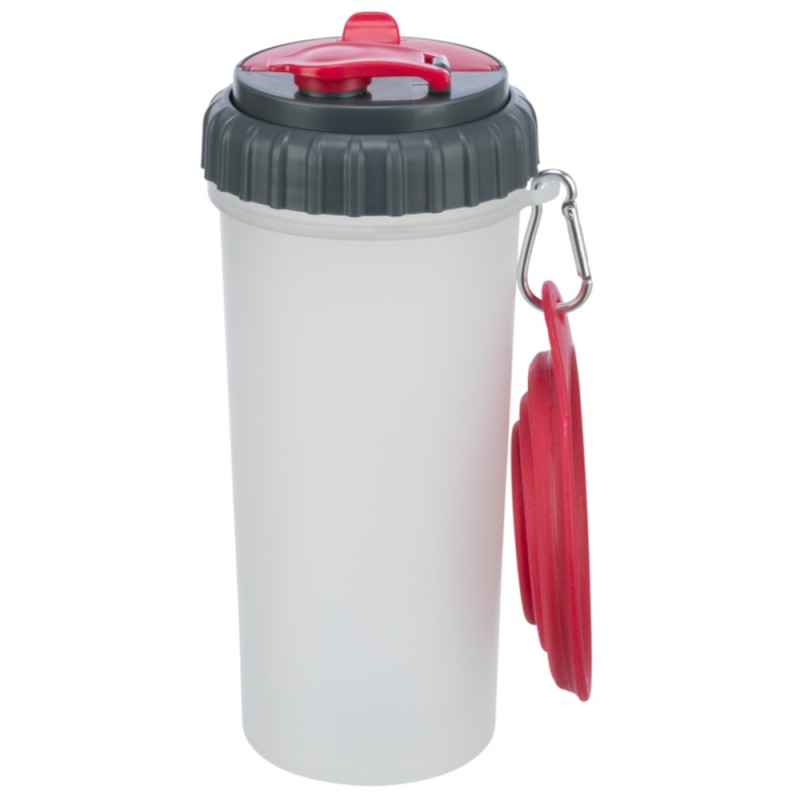 Trixie Futter- und Wasserbehälter - 2 x 350 ml, Ø 11 x H 23 cm