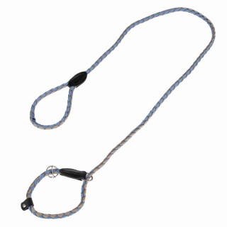 TIAKI Retrieverleine Twist - 170 cm lang, Ø 12 mm - blau/grau