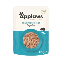 12 + 4 gratis! 16 x 70 g Applaws Pouch in Jelly - Thunfisch