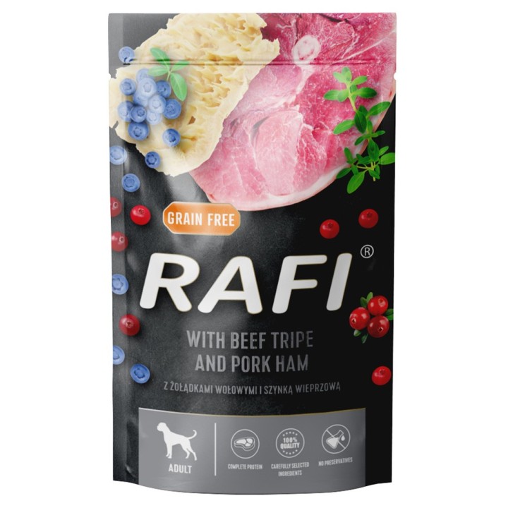 Rafi Dog 10 x 500 g - Rinderpansen