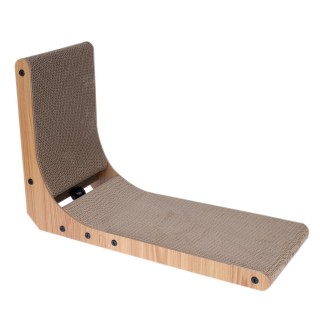 zooplus Basics Kratzmöbel in L-Form Leon - L 40 x B 25 x H 60 cm