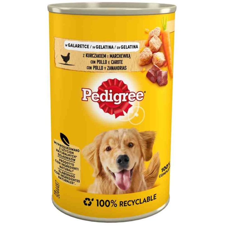 Pedigree Nassfutter zum Sonderpreis! - Adult Classic mit Huhn (24 x 400 g)