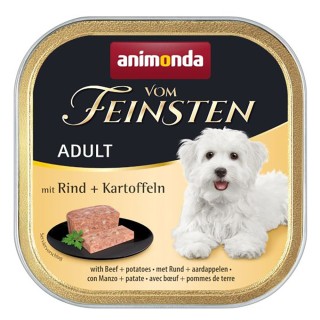 animonda vom Feinsten Adult 22 x 150 g - mit Rind & Kartoffeln