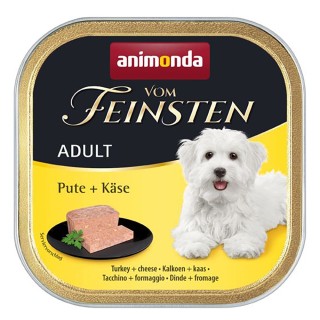 animonda vom Feinsten Adult 22 x 150 g - mit Pute & Käse