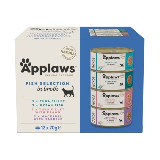 Applaws Fish Collection Katzenfutter - Dosen - 12 x 70 g