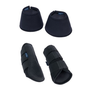 Nomad Tales Set Gamaschen & Hufglocken, schwarz - Sparset: Gamaschen & Hufglocken, Größe L