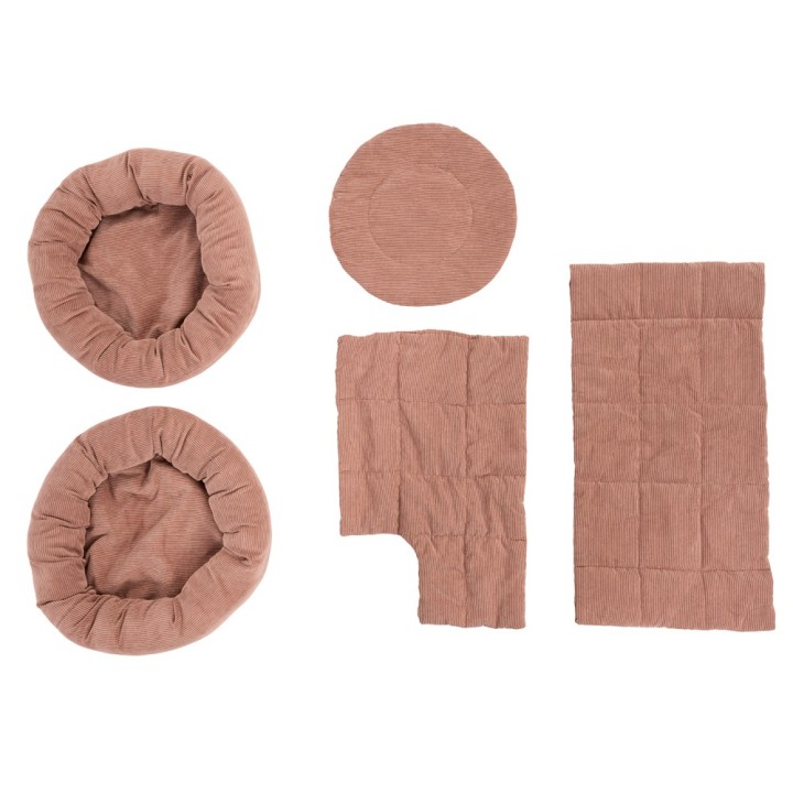 Natural Paradise Ersatzteile - Magnolia XL Plus Kissen-Set: Altrosa, Kord