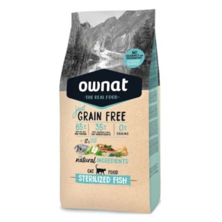 Ownat Cat Just Grain Free Sterilised Fisch - 8 kg
