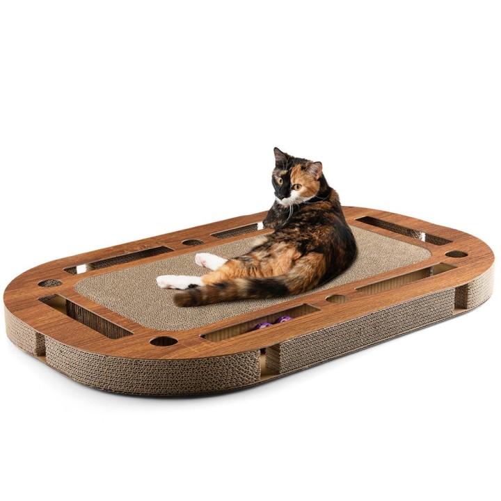 Canadian Cat Company PlayPlate XL Walnuss - ca. L 85 x B 54 x H 5,8 cm