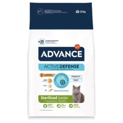 1 kg gratis! 10 kg Advance - Sterilized Junior mit Huhn