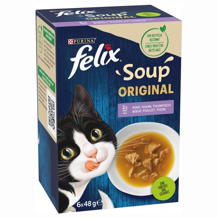 Felix Soup 6 x 48 g - Gemischte Vielfalt
