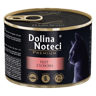 Dolina Noteci Premium Katze 12 x 185 g - Lachsfilet