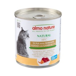 5 + 1 gratis! 6 x 280 g Almo Nature HFC Natural - Thunfisch mit Garnelen