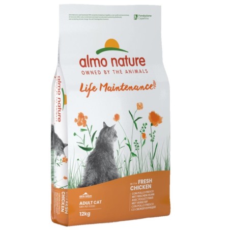 2 kg gratis! 12 kg Almo Nature Holistic - Huhn & Reis