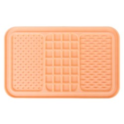 TIAKI Schleckmatte mit Saugnäpfen - L 29 x B 18 x H 1 cm