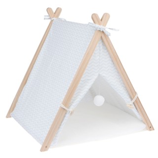 TIAKI Katzentipi Blue Wave - L 56,5 x B 61,5 x H 61 cm