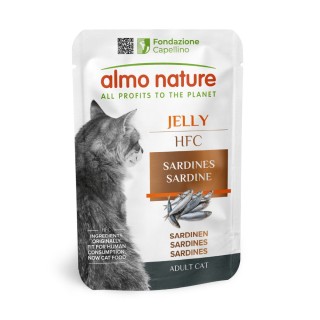 Sparpaket Almo Nature HFC Jelly Pouch 24 x 55 g - Sardinen