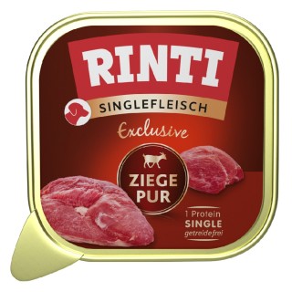 RINTI Singlefleisch Exclusive 10 x 150 g - Ziege