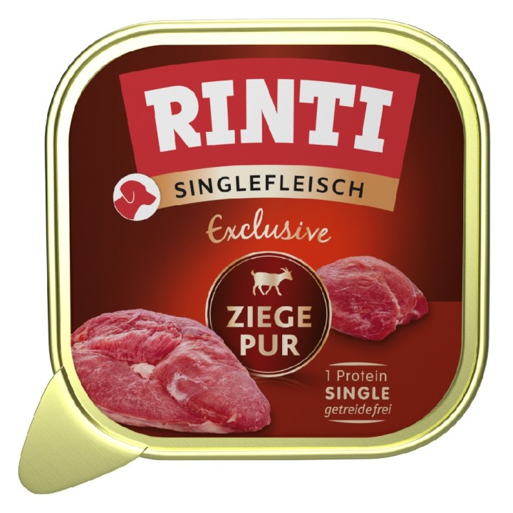RINTI Singlefleisch Exclusive 10 x 150 g - Ziege