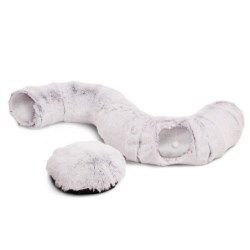Canadian Cat Company Donut-Tunnel inkl. Liegekissen - ca. Ø 80 x H 26 cm